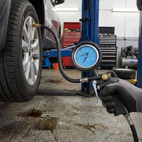 WORKPRO WP314063 16Bar Yağlı Basınç Göstergeli Profesyonel Havalı Lastik Şişirme Tabancası - 5