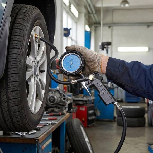 WORKPRO WP314063 16Bar Yağlı Basınç Göstergeli Profesyonel Havalı Lastik Şişirme Tabancası - 6