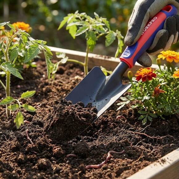 WORKPRO WP331025 310x78mm Çelik Profesyonel Mini Bahçe Küreği - 4