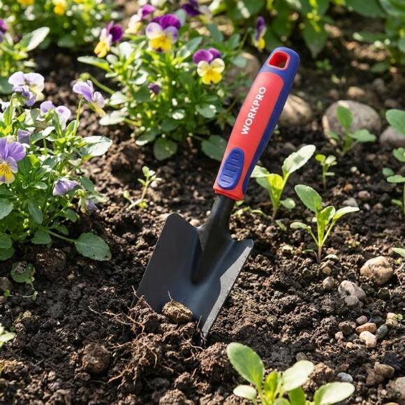 WORKPRO WP331025 310x78mm Çelik Profesyonel Mini Bahçe Küreği - 5