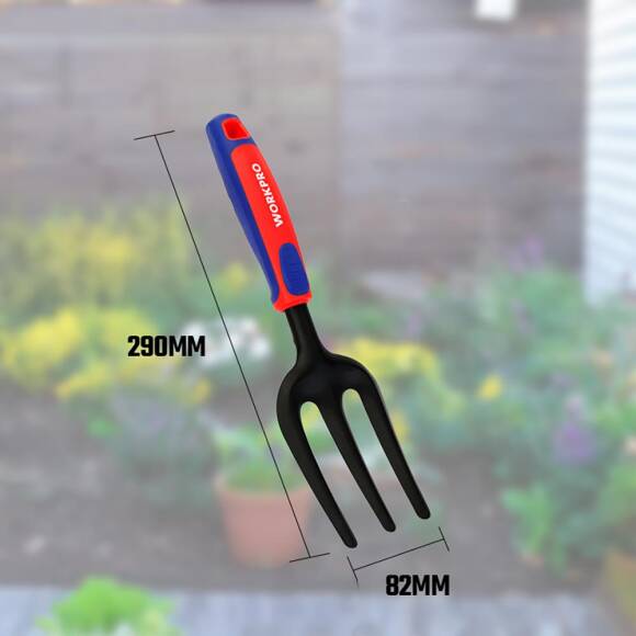 WORKPRO WP331027 290x82mm Çelik Profesyonel Mini Bahçe Çatalı - 2