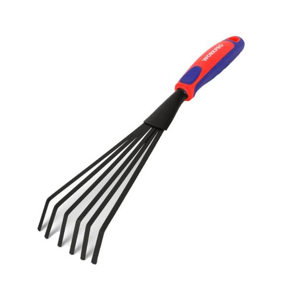 WORKPRO WP331028 360x87mm Çelik Profesyonel Mini Bahçe Tırmığı - 2