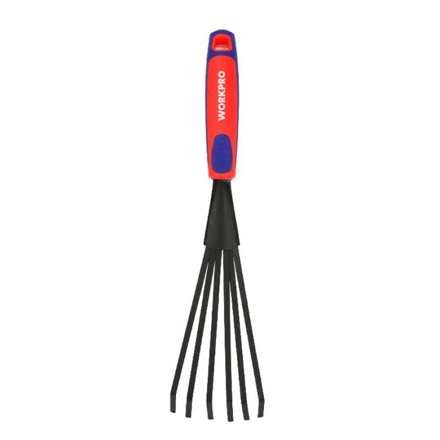 WORKPRO WP331028 360x87mm Çelik Profesyonel Mini Bahçe Tırmığı