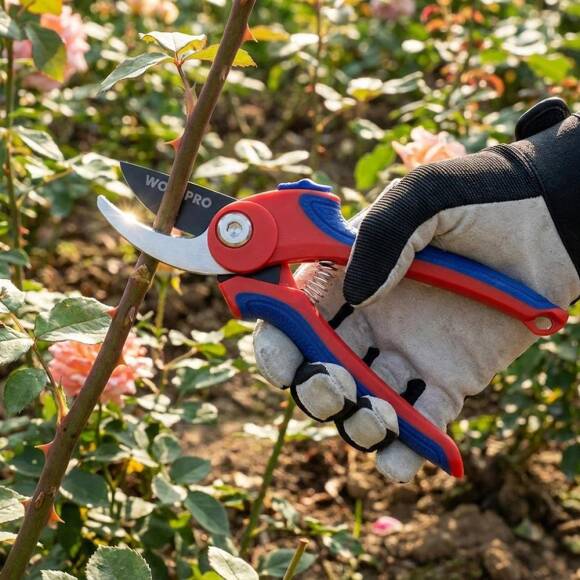 WORKPRO WP332001 180mm Profesyonel Bağ Bahçe Dal Budama Makası - 6