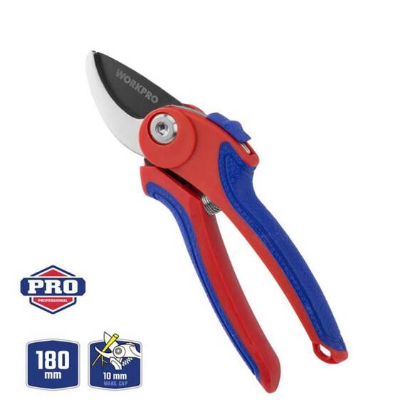 WORKPRO WP332001 180mm Profesyonel Bağ Bahçe Dal Budama Makası - 1