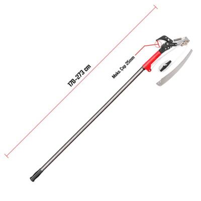 WORKPRO WP333006 270cm 2 IN 1 Teleskobik Saplı Profesyonel Ağaç Budama Testeresi ve 25mm Dal Budama Makası - Workpro (1)