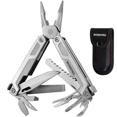 WORKPRO WP382008 16 IN 1 Çok Fonksiyonlu Profesyonel Pense Seti + Taşıma Kılıfı - Workpro