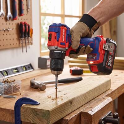 WORKPRO WP390023 20Volt 4.0Ah Li-ion 65Nm. Çift Akülü Kömürsüz Profesyonel Şarjlı Matkap - 3