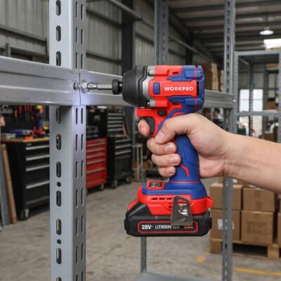 WORKPRO WP390107 20Volt 2.0Ah. Li-ion 230Nm Çift Akü Kömürsüz Profesyonel Şarjlı Darbeli Tornavida - 8