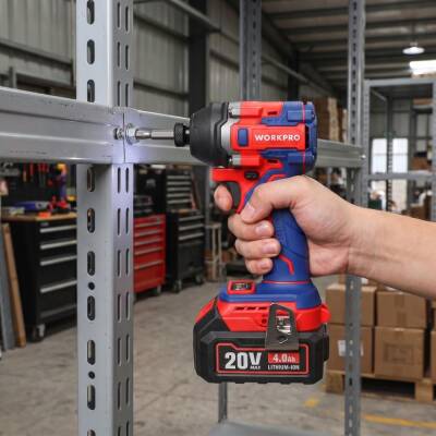 WORKPRO WP390108 20Volt 4.0Ah. Li-ion 230Nm Çift Akü Kömürsüz Profesyonel Şarjlı Darbeli Tornavida - 8