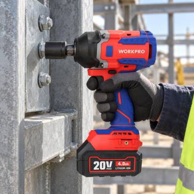 WORKPRO WP390207 20Volt 1/2’’ 550Nm Kömürsüz Profesyonel Şarjlı Somun Sıkma (Akü Dahil Değildir) - 3