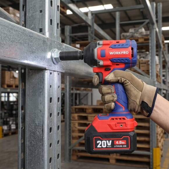 WORKPRO WP390207 20Volt 1/2’’ 550Nm Kömürsüz Profesyonel Şarjlı Somun Sıkma (Akü Dahil Değildir) - 7