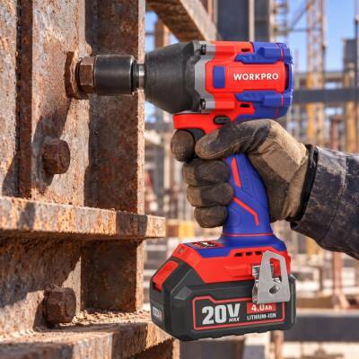 WORKPRO WP390228 20Volt 4.0Ah. Li-ion 1/2’’ 360Nm Çift Akü Kömürsüz Profesyonel Şarjlı Somun Sıkma - 4
