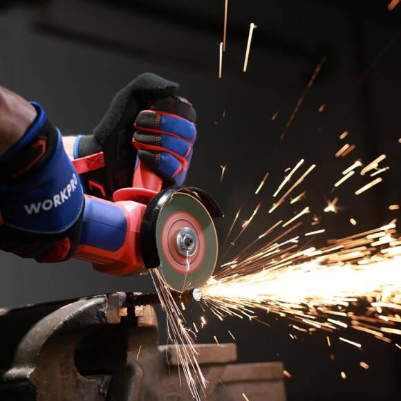 WORKPRO WP392003 20Volt 115mm Şarjlı Kömürsüz Devir Ayarlı Profesyonel Avuç Taşlama (Aküsüz) - 3