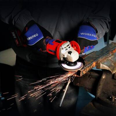 WORKPRO WP392003 20Volt 115mm Şarjlı Kömürsüz Devir Ayarlı Profesyonel Avuç Taşlama (Aküsüz) - 4