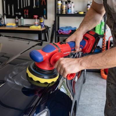 WORKPRO WP392200 20V 150MM Kömürsüz Şarjlı Profesyonel Orbital Polisaj Makinesi Akü Dahil Değildir - 4