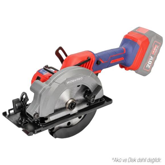 WORKPRO WP393003 20Volt 140mm Kömürsüz Profesyonel Daire Testere (Akü Dahil Değildir) - 2