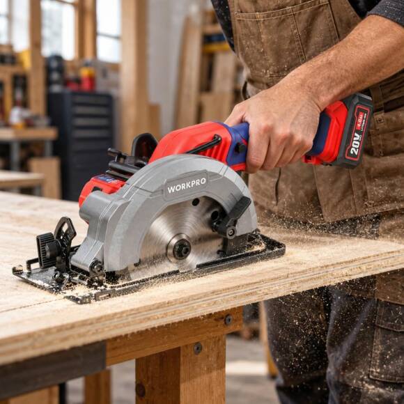 WORKPRO WP393003 20Volt 140mm Kömürsüz Profesyonel Daire Testere (Akü Dahil Değildir) - 3