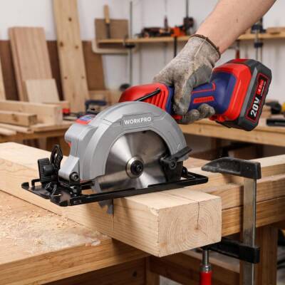 WORKPRO WP393003 20Volt 140mm Kömürsüz Profesyonel Daire Testere (Akü Dahil Değildir) - 9