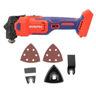 WORKPRO WP393006 20Volt Kömürsüz Şarjlı Devir Ayarlı Profesyonel Raspalama ve Zımpara (Aküsüz) - Workpro (1)