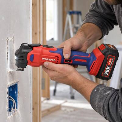 WORKPRO WP393006 20Volt Kömürsüz Şarjlı Devir Ayarlı Profesyonel Raspalama ve Zımpara (Aküsüz) - 3