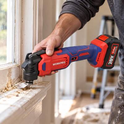 WORKPRO WP393006 20Volt Kömürsüz Şarjlı Devir Ayarlı Profesyonel Raspalama ve Zımpara (Aküsüz) - 5