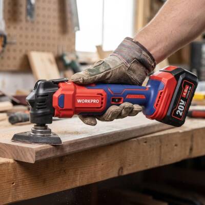 WORKPRO WP393006 20Volt Kömürsüz Şarjlı Devir Ayarlı Profesyonel Raspalama ve Zımpara (Aküsüz) - 6