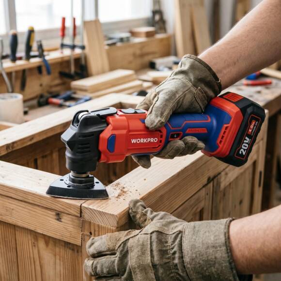 WORKPRO WP393006 20Volt Kömürsüz Şarjlı Devir Ayarlı Profesyonel Raspalama ve Zımpara (Aküsüz) - 8