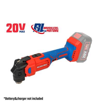 WORKPRO WP393006 20Volt Kömürsüz Şarjlı Devir Ayarlı Profesyonel Raspalama ve Zımpara (Aküsüz) - 10