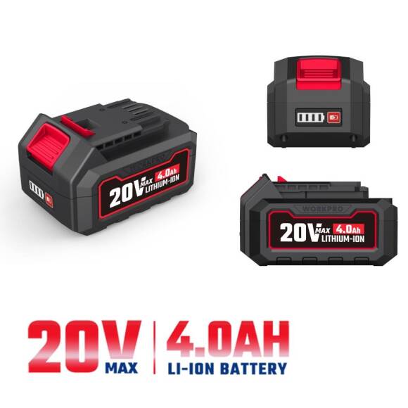 WORKPRO WP395002V 20Volt 4.0Ah. Li-ion Profesyonel Yedek Akü - 2