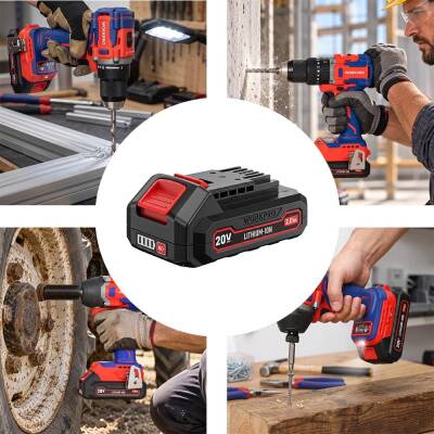 WORKPRO WP395003V 20Volt 2.0Ah. Li-ion Profesyonel Yedek Akü - 3