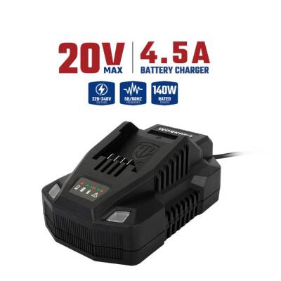 WORKPRO WP396006 20Volt 4.5A/Saat Li-ion Profesyonel Hızlı Akü Şarj Cihazı - Workpro