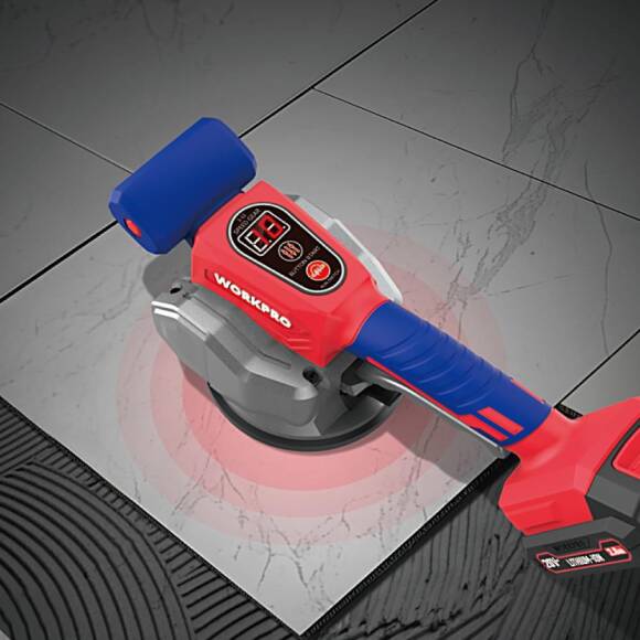 WORKPRO WP397018 20V 123MM Şarjlı Devir Ayarlı Profesyonel Seramik ve Fayans Vantuz Makinesi Aküsüz - 9