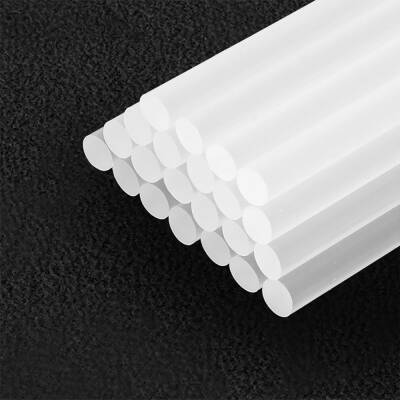 WORKPRO WP432001 7x100mm Sıcak Silikon Tabancası İçin 100 Adet Şeffaf Yedek Silikon/Mum - 3