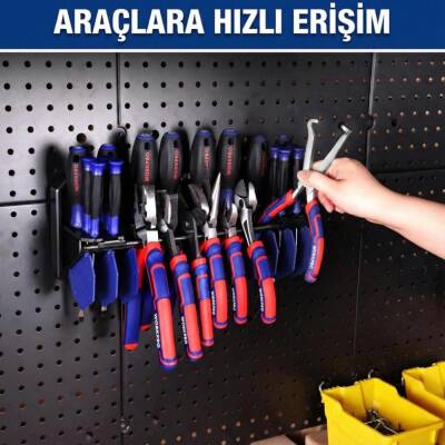 WORKPRO WP433073 Çok Amaçlı El Aleti Duvar Askı/Depolama Rafı - 5