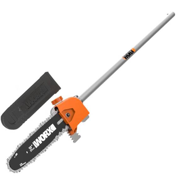 WORX WA0222 WG186E.1 ile Uyumlu 25CM Teleskobik Uzatmalı Zincirli Dal Budama Başlığı - 1