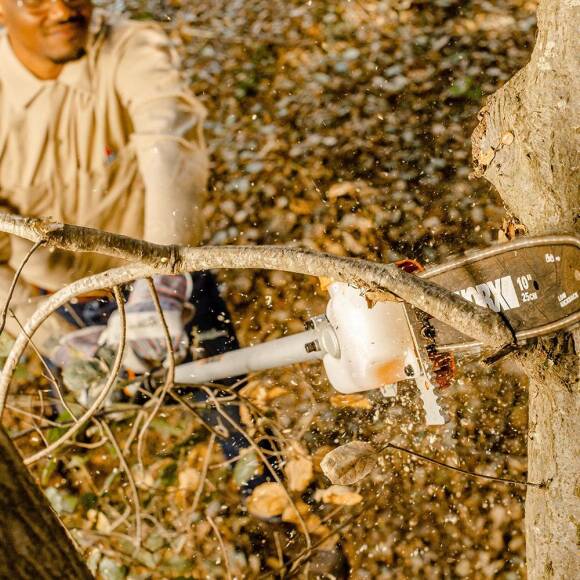 WORX WA0222 WG186E.1 ile Uyumlu 25CM Teleskobik Uzatmalı Zincirli Dal Budama Başlığı - 8