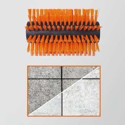 WORX WA0291 WG441E ile Uyumlu Sert Yüzeyler İçin 165mm Sert Temizlik Fırçası - Thumbnail