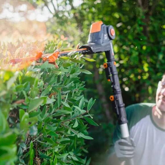WORX WA0308 WG349E ile Uyumlu 45CM Profesyonel Açı Ayarlı Çit Budama Aparatı, Başlığı - 8