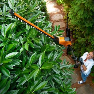 WORX WA0308 WG349E ile Uyumlu 45CM Profesyonel Açı Ayarlı Çit Budama Aparatı, Başlığı - 10