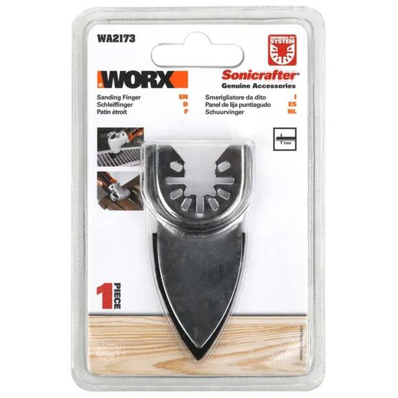 WORX WA2173 Çok Amaçlı Raspalama Makinası İçin 1mm Cırtlı Universal Parmak Zımpara Tabanı - 4