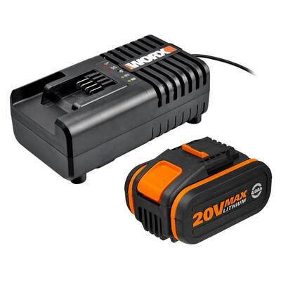 WORX WA3604 20Volt 4.0Ah PowerShare Li-ion Akü ve Akü Şarj Cihazı - Worx