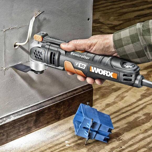 WORX WA4988 Çok Amaçlı Raspalama Makinası İçin 28x40mm Metal, Ahşap, Fiberglas, PVC Universal Kesme Bıçağı - 4