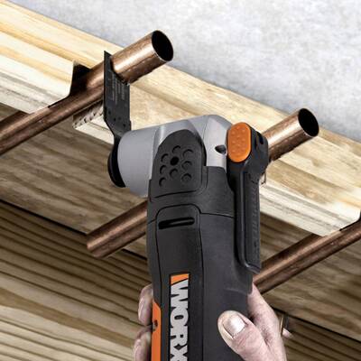 WORX WA4988 Çok Amaçlı Raspalama Makinası İçin 28x40mm Metal, Ahşap, Fiberglas, PVC Universal Kesme Bıçağı - 5