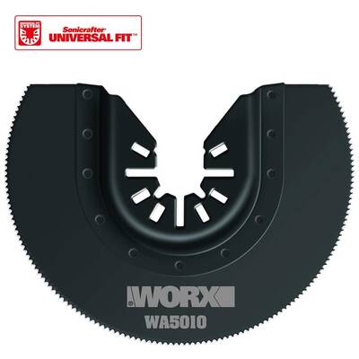 WORX WA5010 Çok Amaçlı Raspalama Makinası İçin 80mm 180˚ Metal, Ahşap, Fiberglas, PVC Universal Kesme Bıçağ - 1