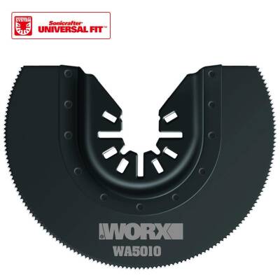 WORX WA5010 Çok Amaçlı Raspalama Makinası İçin 80mm 180˚ Metal, Ahşap, Fiberglas, PVC Universal Kesme Bıçağ - Worx