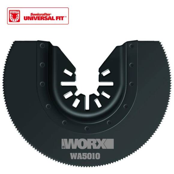 WORX WA5010 Çok Amaçlı Raspalama Makinası İçin 80mm 180˚ Metal, Ahşap, Fiberglas, PVC Universal Kesme Bıçağ - 1