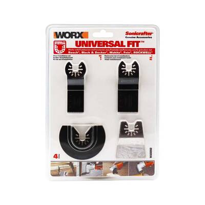 Worx - WORX WA5092 4 Parça Universal Metal, Ahşap Kesme ve Raspalama Aksesuar Seti (1)