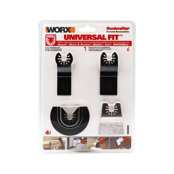 WORX WA5092 4 Parça Universal Metal, Ahşap Kesme ve Raspalama Aksesuar Seti - 2