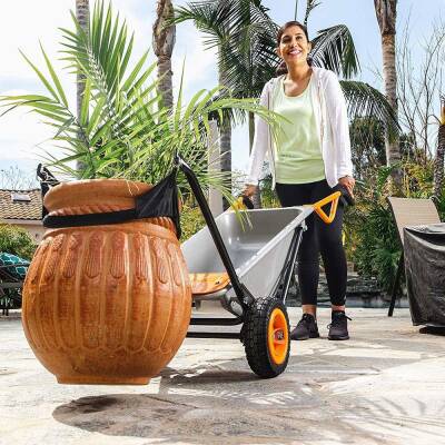 WORX WG050 100Lt./136Kg. Profesyonel Çok Amaçlı El Arabası, Taşıma Arabası - 5
